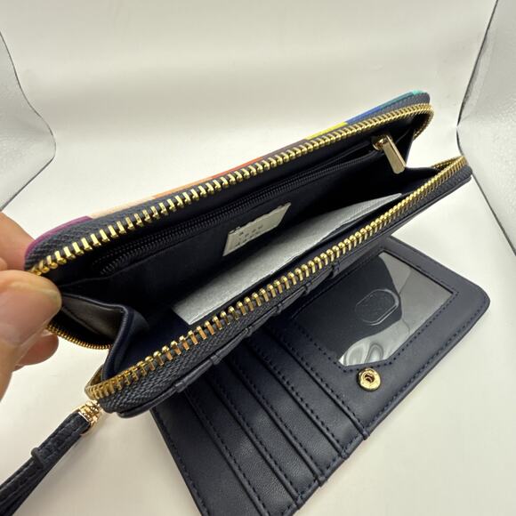 Multicolor Wallet Leather 7” X 4” - Picture 5 of 5